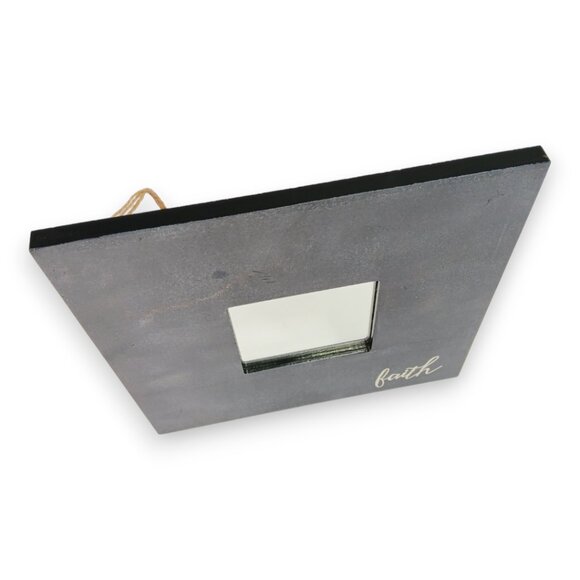 IKEA MALMA Mirror & Frame - Square-Faith- Gray-Rustic-Modern-10x10 - Picture 10 of 10